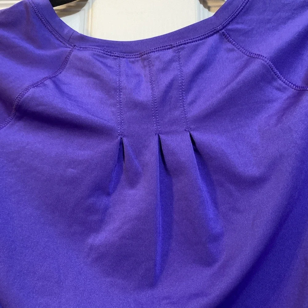 NEW AVIA GIRL Long Sleeve Rashguard LARGE 10/12 Purple NWT Purple